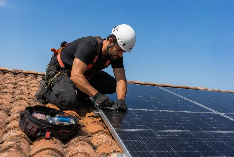 Maintenance et monitoring de panneaux solaires à Cornillé-les-Caves